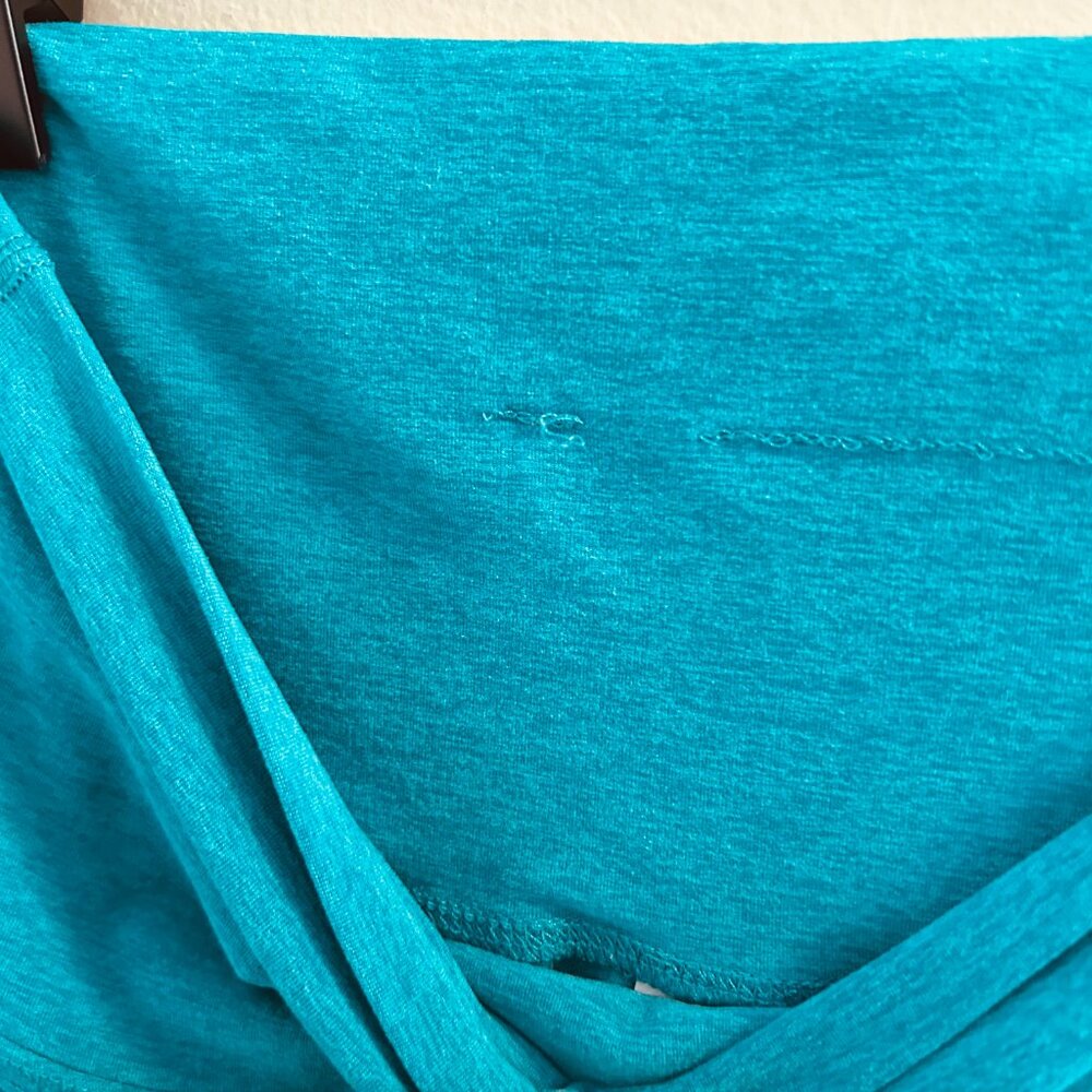 Beyond Yoga Spacedye Commuter Midi Leggings Size Medium Peacock Blue Heather Gym - Picture 11 of 14